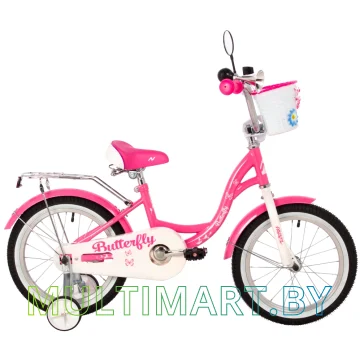 Детский велосипед Novatrack Butterfly 167BUTTERFLY.PN23 (розовый, 2023)
